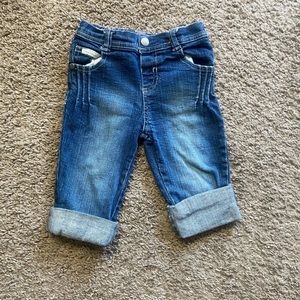 Girls Calvin Klein Cuffed Jeans